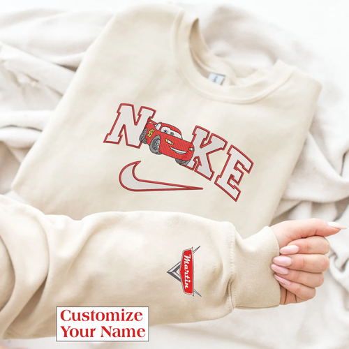 Personalized Embroidered Cars Hoodie T-Shirt Sweatshirt