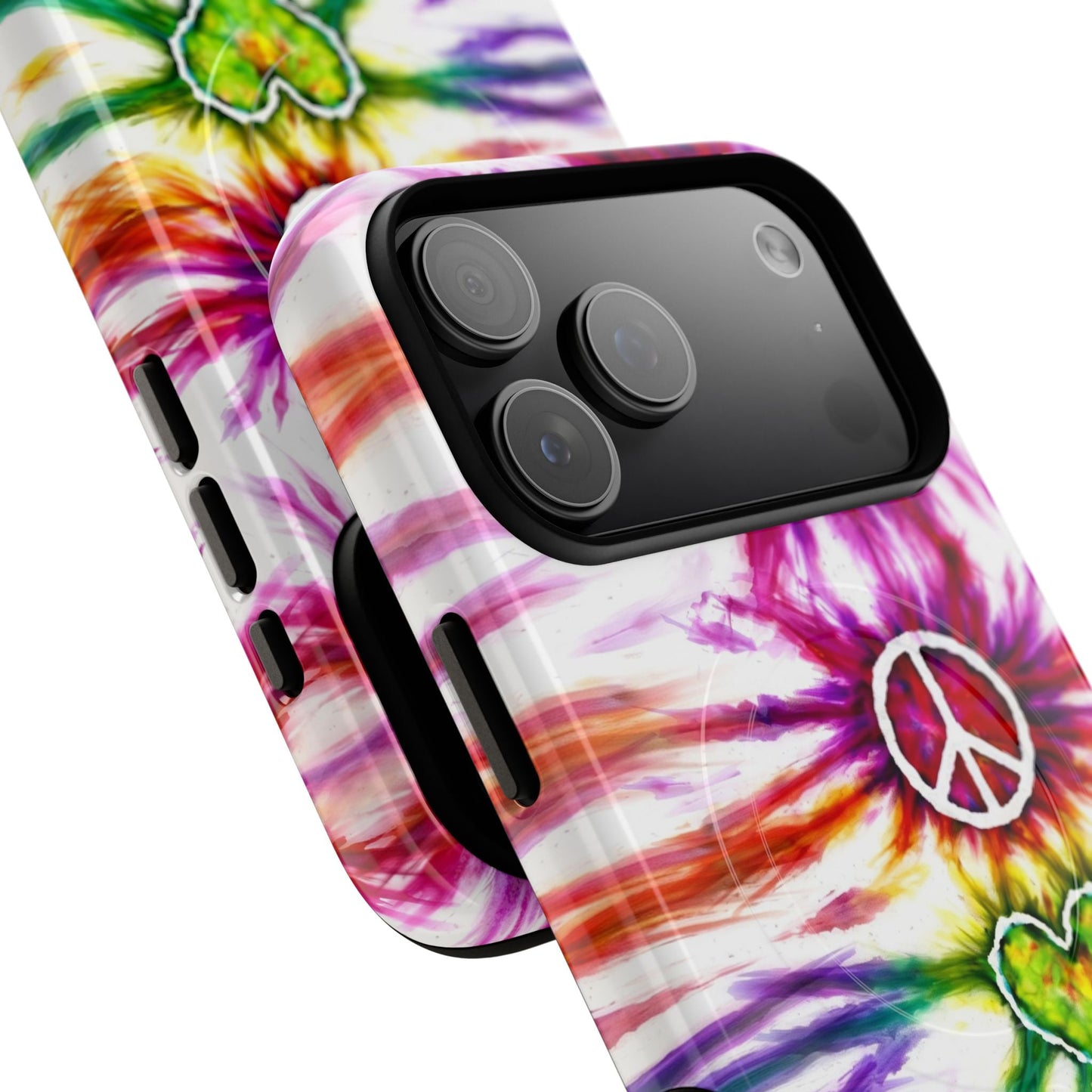 PEACE LOVE PAW PRINT MAGNETIC PHONE CASE - TLHG1304266