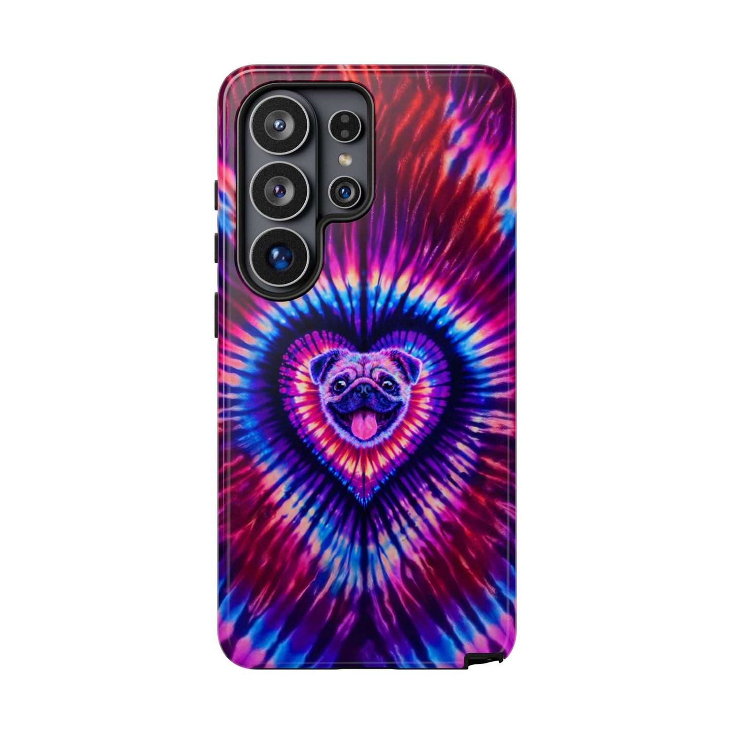 PUG DOG HEART SWIRL PHONE CASE - TLTW1104264