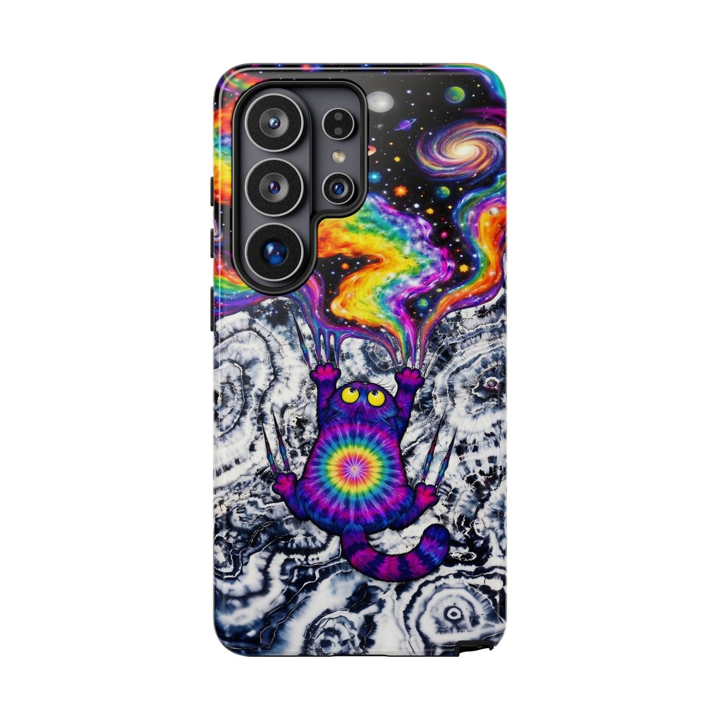 SCRATCHING CAT GALAXY PHONE CASE - KMTM1004261