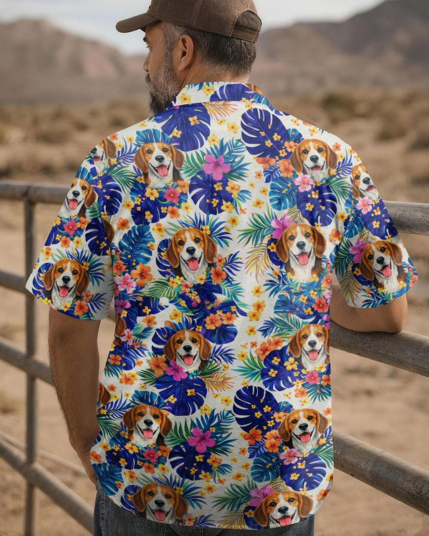BEAGLE TROPICAL CAMP SHIRT - TLTW0604261