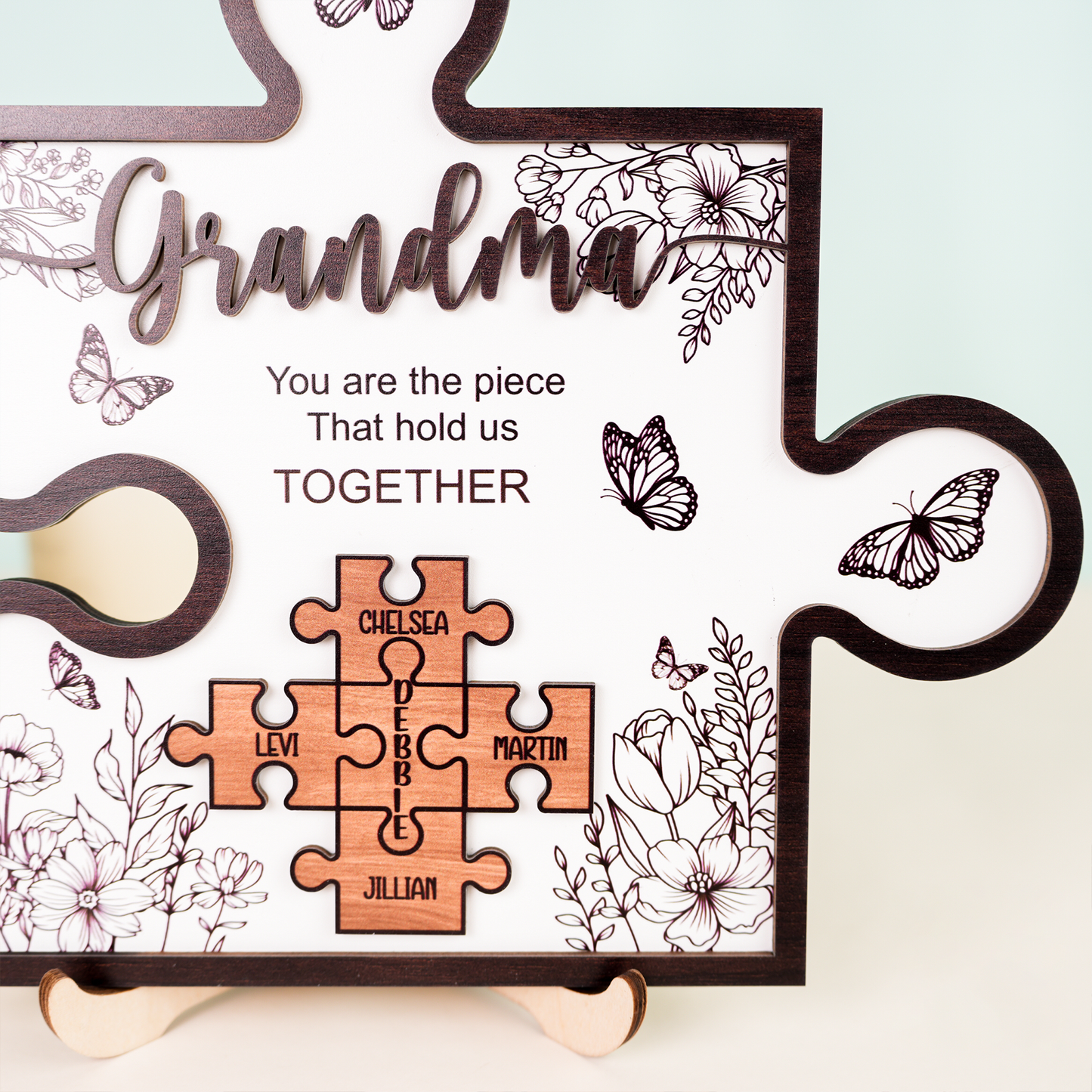 Mother's Day Custom Crossword Puzzle Sign for Mom