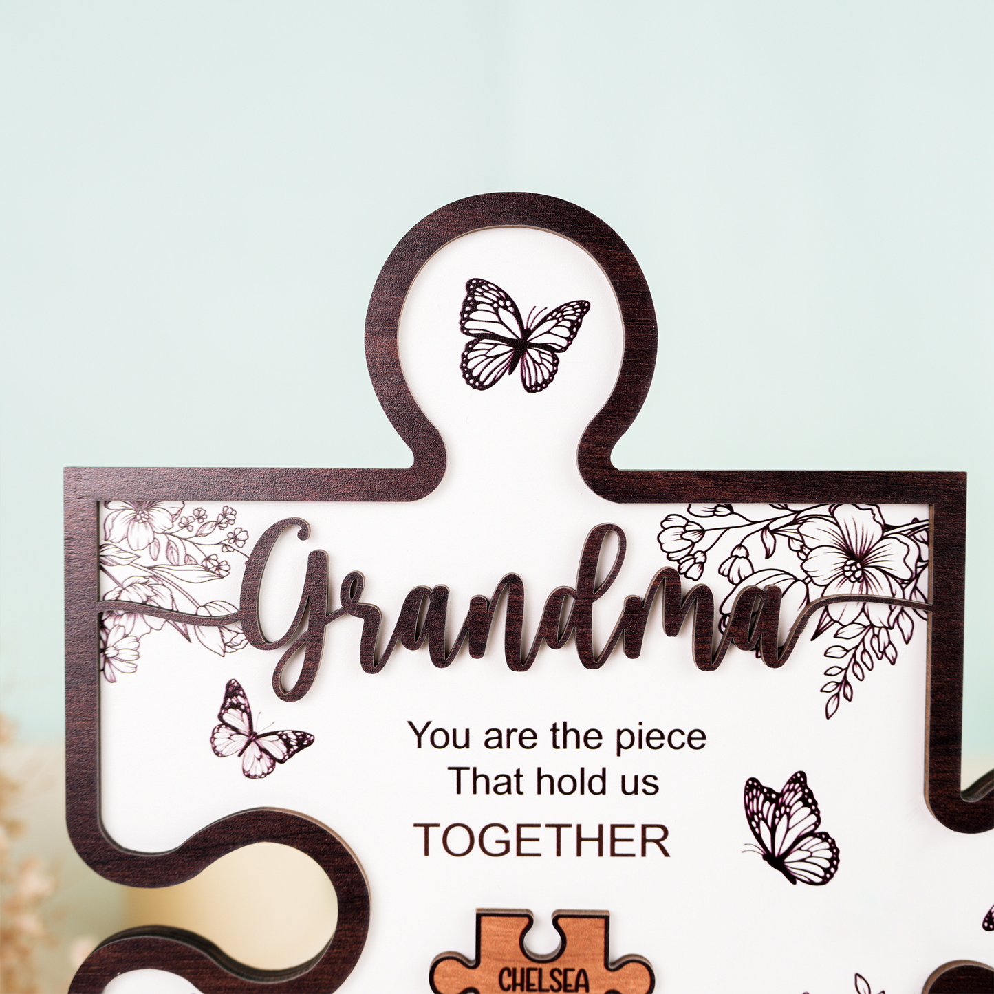 Mother's Day Custom Crossword Puzzle Sign for Mom