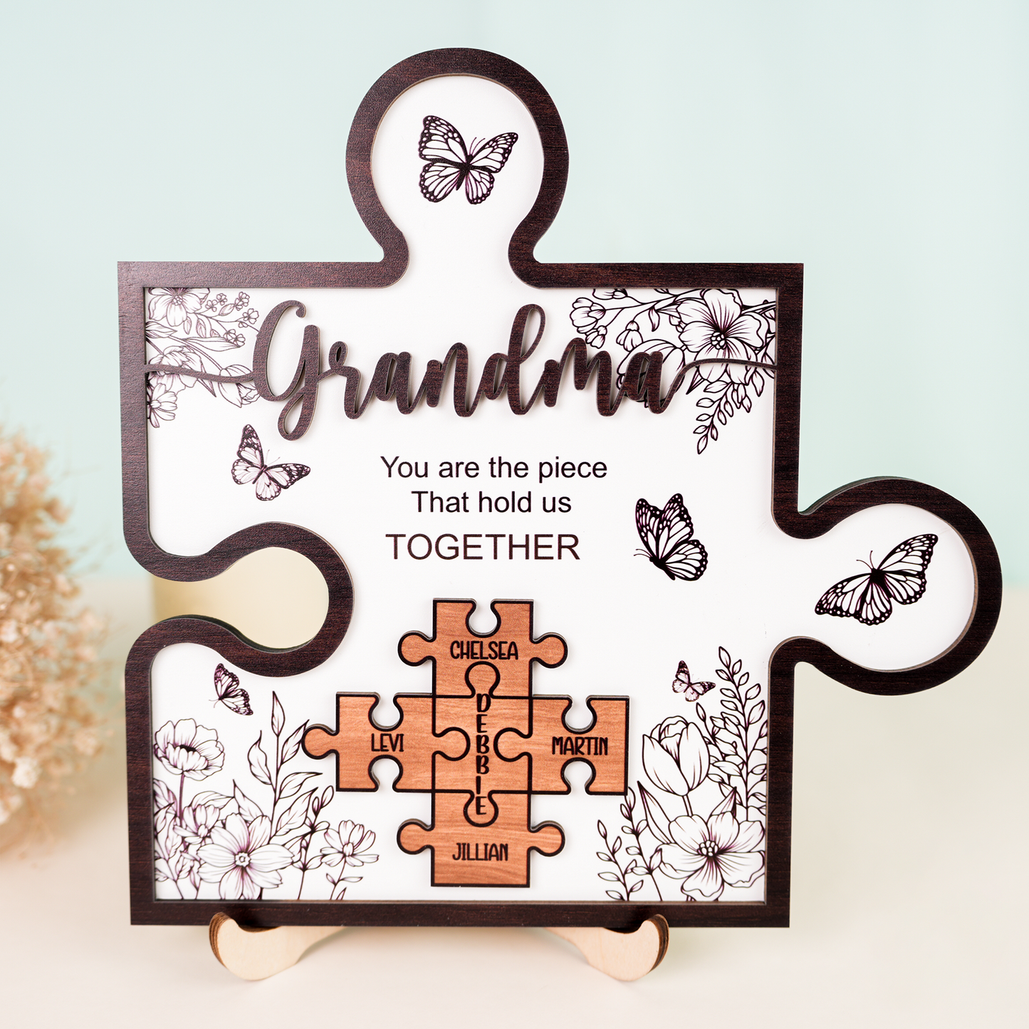 Mother's Day Custom Crossword Puzzle Sign for Mom