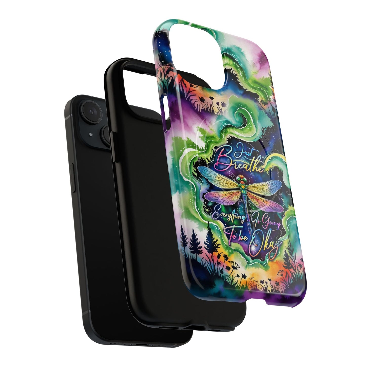 JUST BREATH DRAGONFLY MAGNETIC PHONE CASE - TLHG2304264