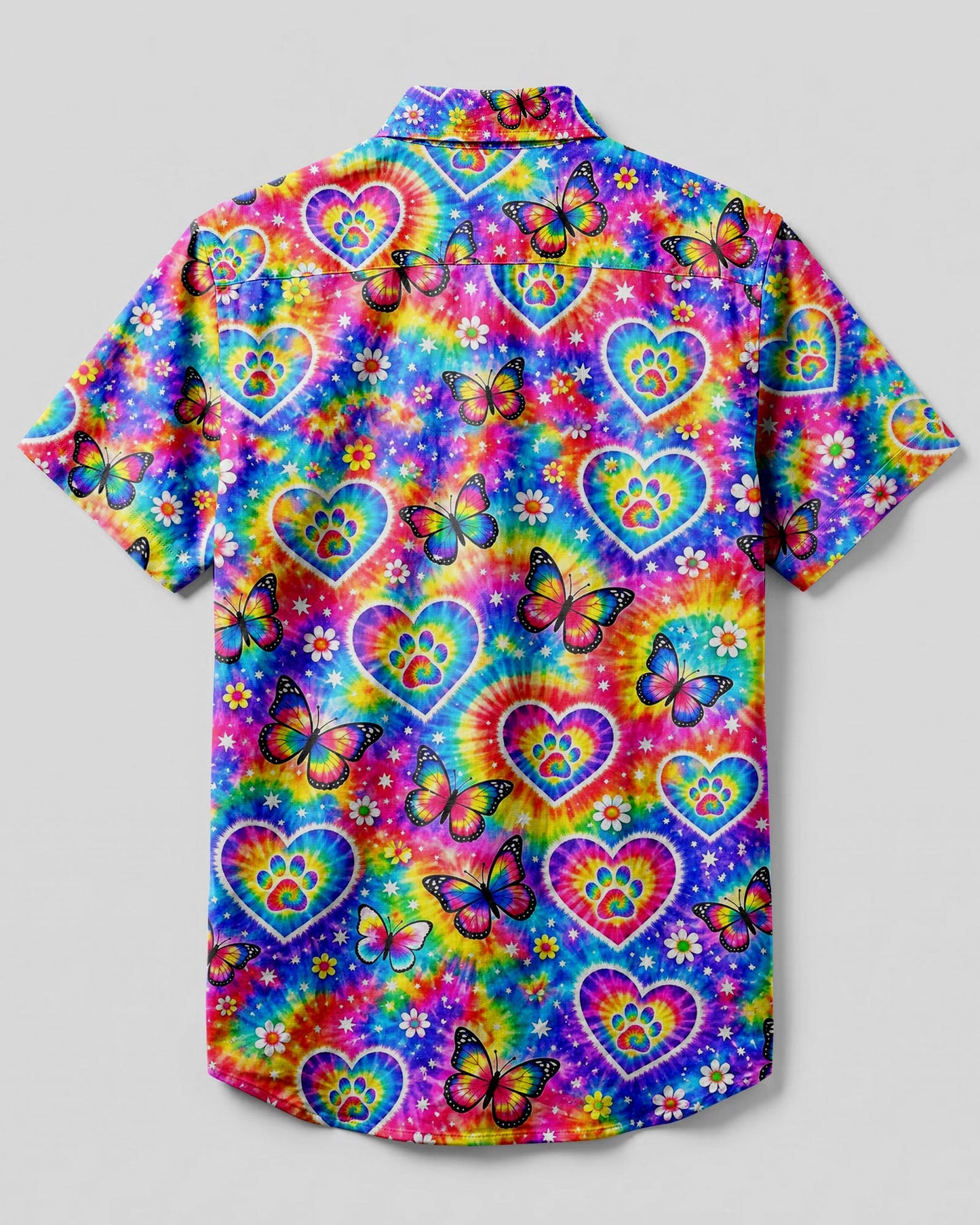 PAWS OF COLORFUL DREAMS BUTTON-DOWN COLLAR SHIRT - TYLN2206263