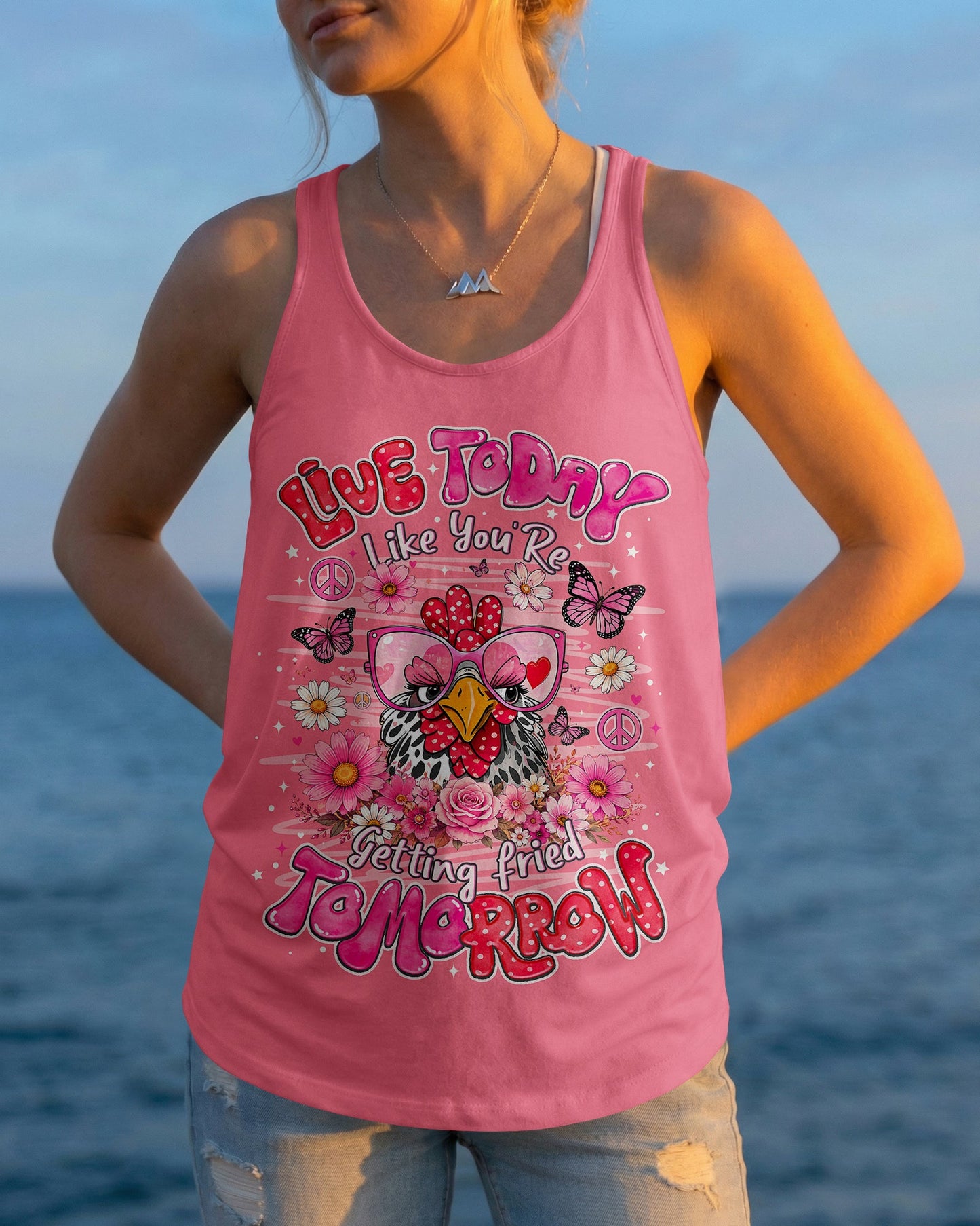 LIVE TODAY CHICKEN ALL OVER PRINT - TLNO1006262