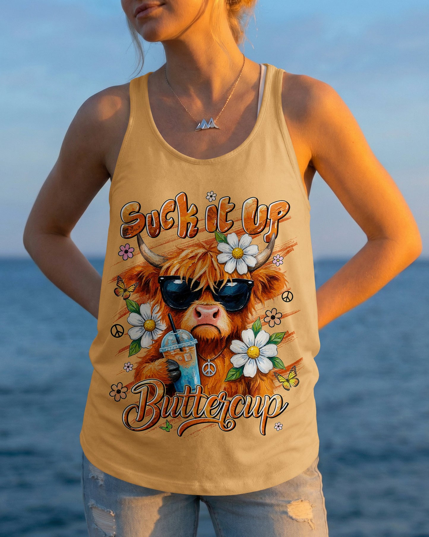 SUCK IT UP BUTTERCUP COW ALL OVER PRINT - TYLN1106261