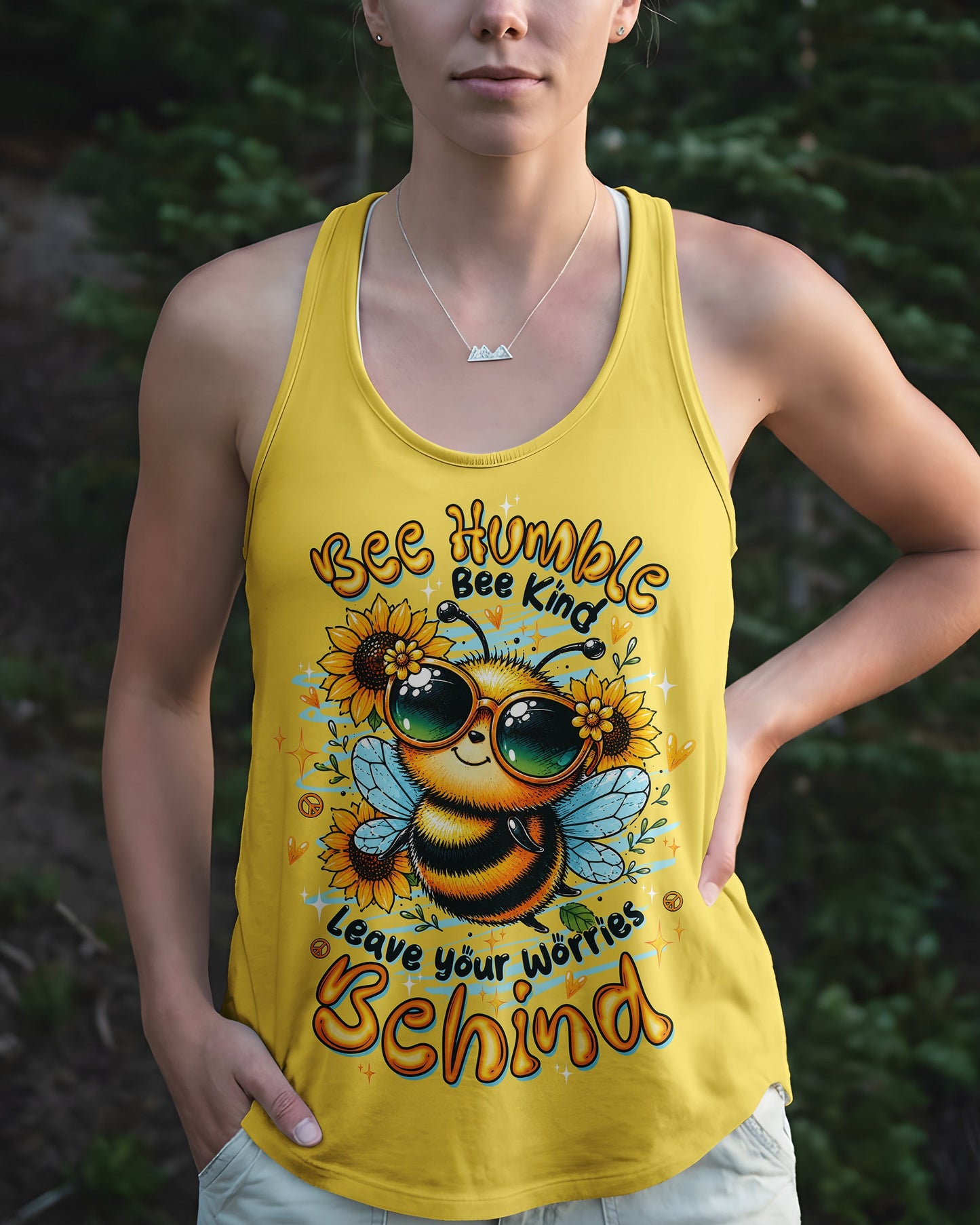BEE HUMBLE BEE KIND BEE ALL OVER PRINT - TLTW0707264