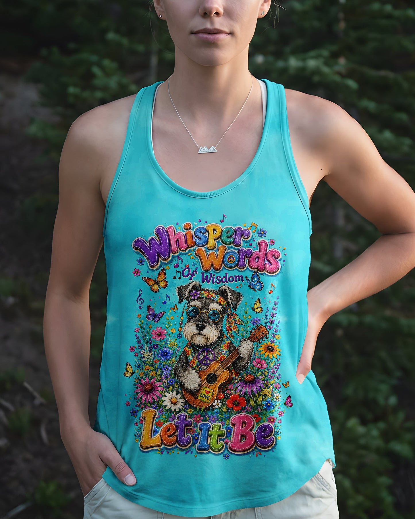 WHISPER WORDS OF WISDOM LET IT BE SCHNAUZER DOG ALL OVER PRINT - TLTW1405263