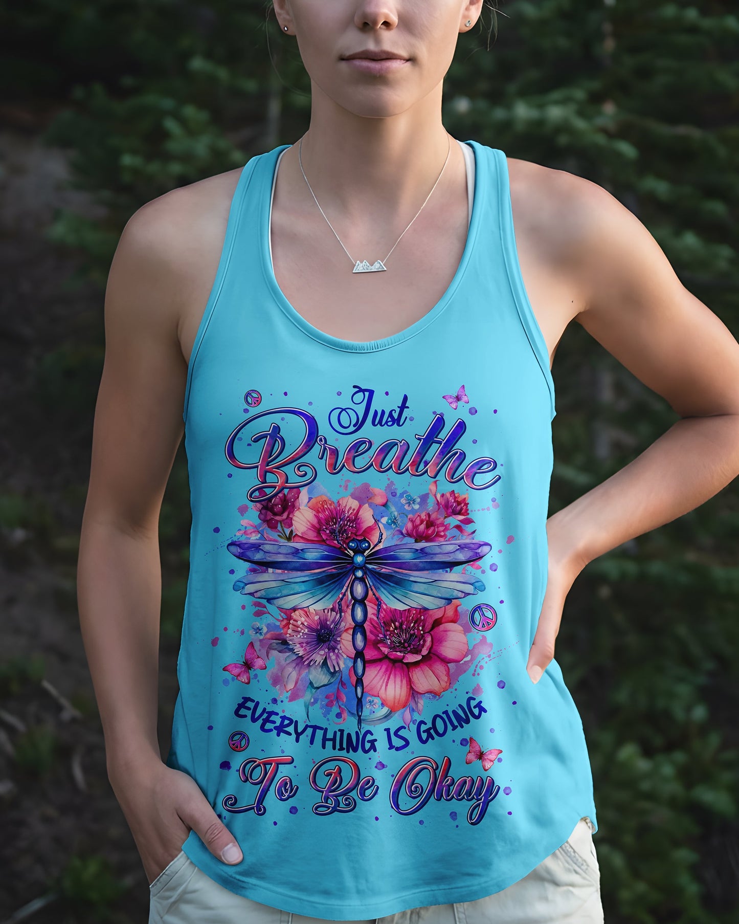 JUST BREATHE DRAGONFLY ALL OVER PRINT - TYLN0306263