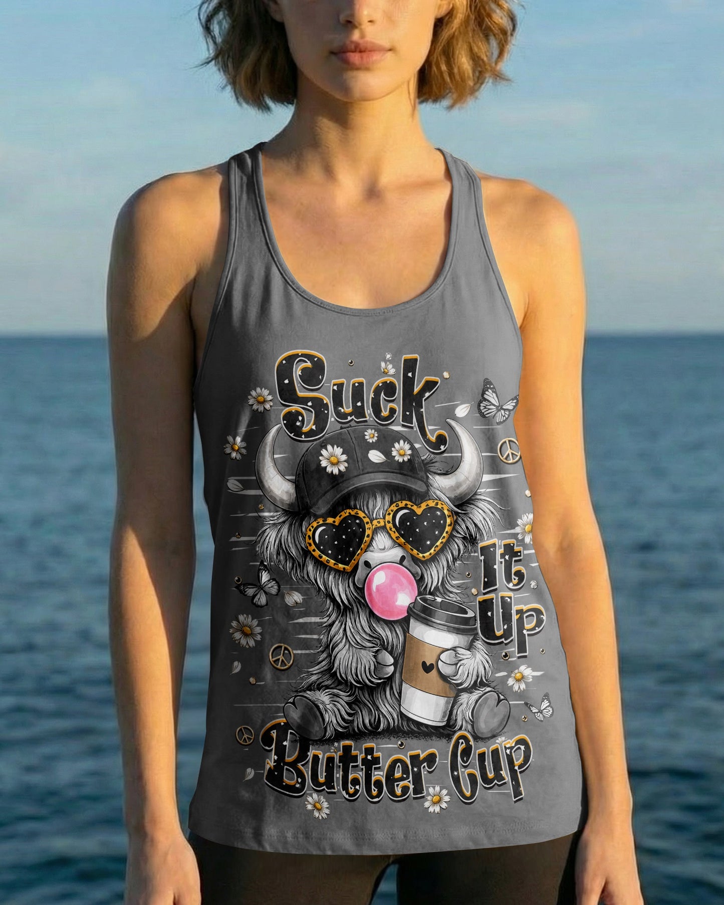 SUCK IT UP BUTTERCUP COW ALL OVER PRINT - TLHN2505263