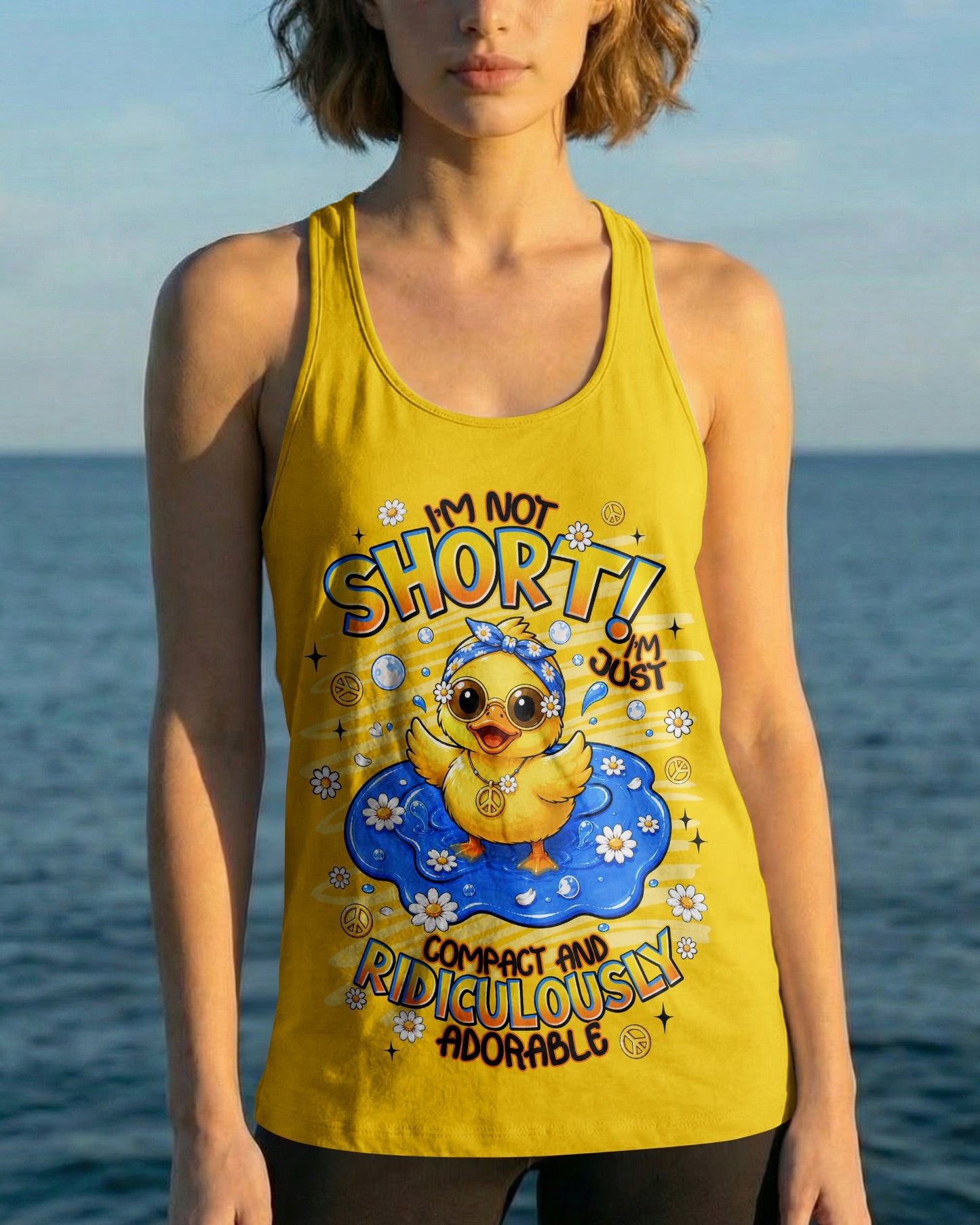 I'M NOT SHORT DUCK ALL OVER PRINT - TLNT2005261