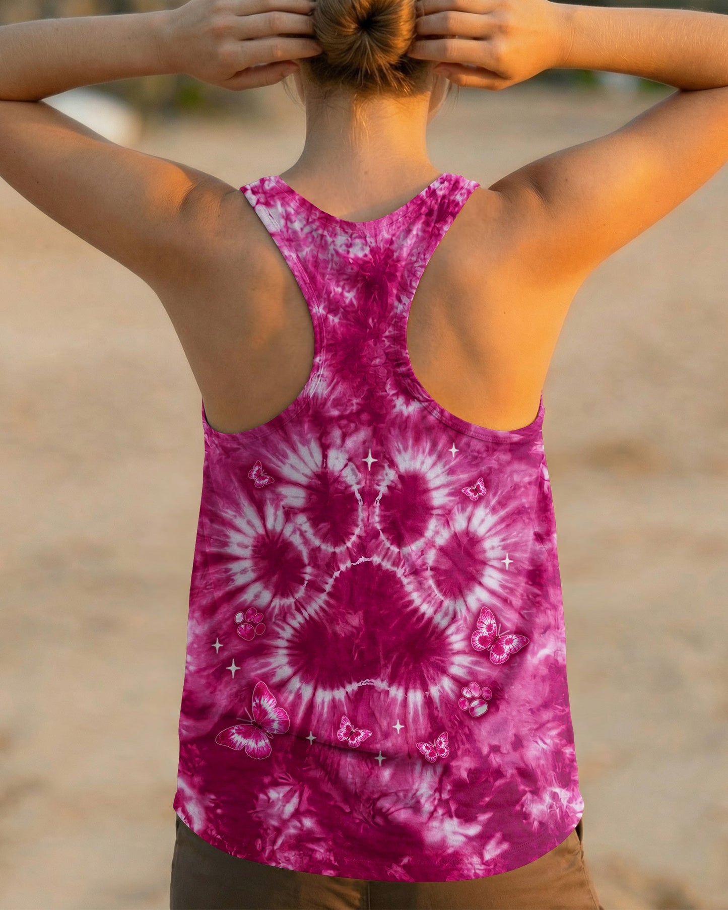 PAWS FOR THE CURE BREAST CANCER AWARENESS ALL OVER PRINT - TLNT2906264