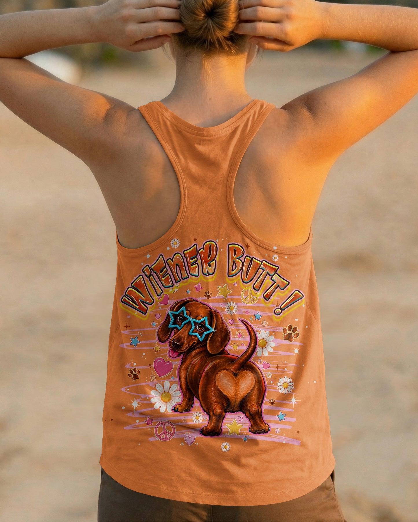 GUESS WHAT DACHSHUND DOG FUNNY ALL OVER PRINT - TLHG2505261