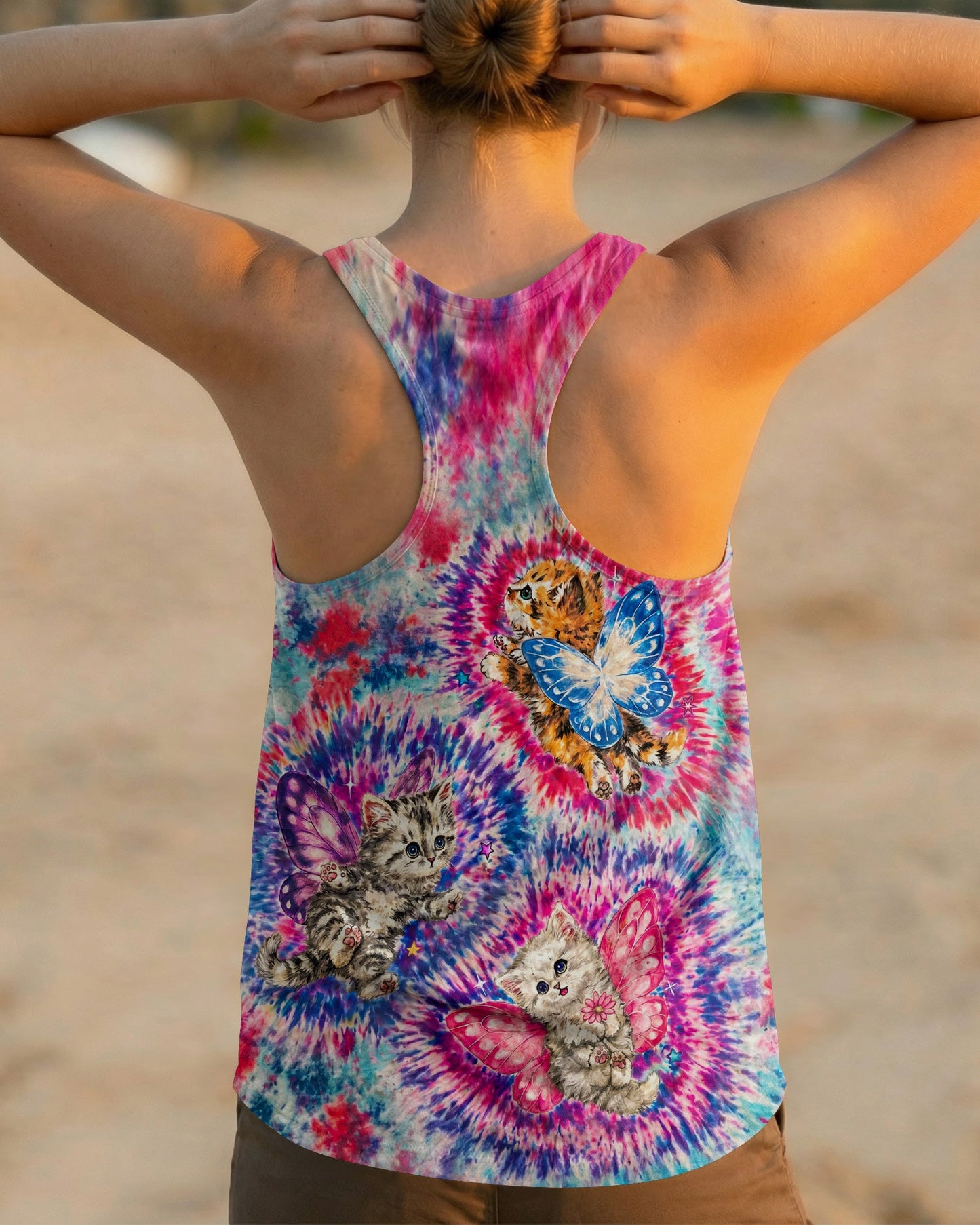 FAIRY KITTEN DREAM HIPPIE ALL OVER PRINT - KM2904261