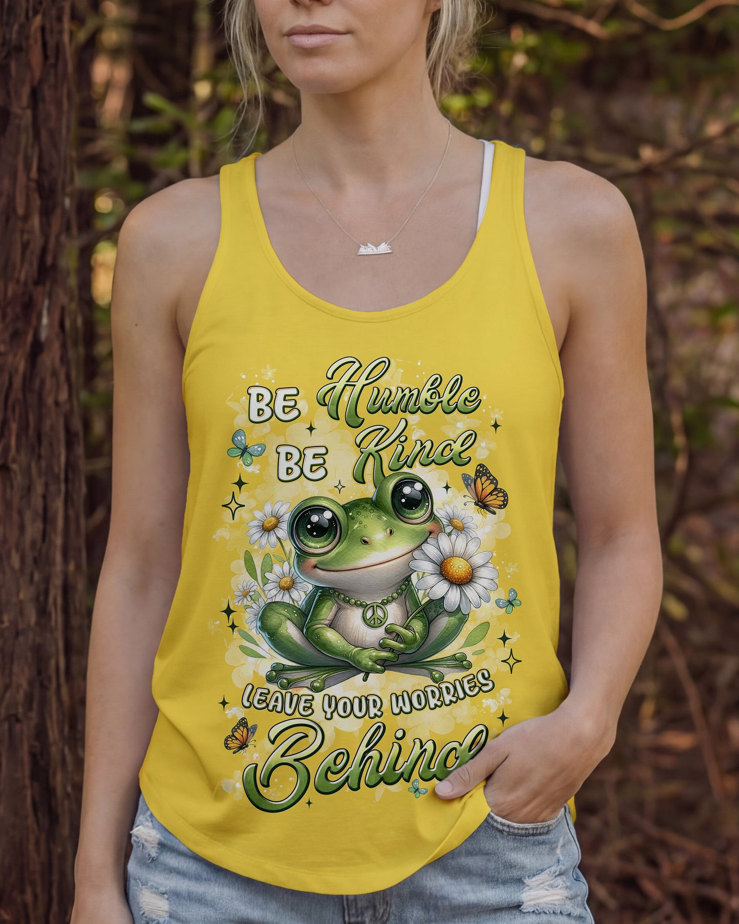BE HUMBLE BE KIND FROG ALL OVER PRINT - TYLN0107261