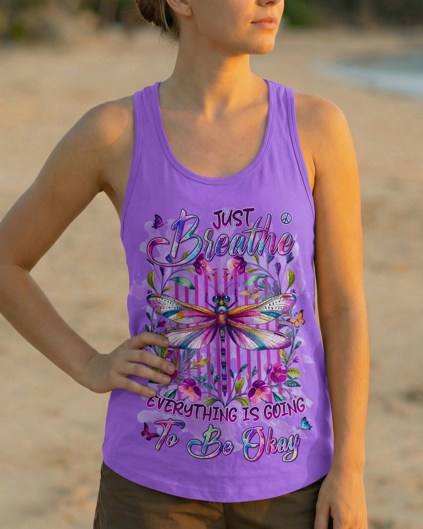 JUST BREATHE DRAGONFLY ALL OVER PRINT - TYLN1006262