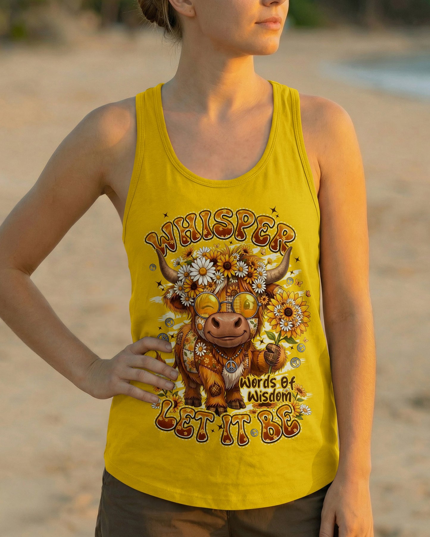WHISPER WORDS OF WISDOM LET IT BE COW ALL OVER PRINT - TYPQ0906262