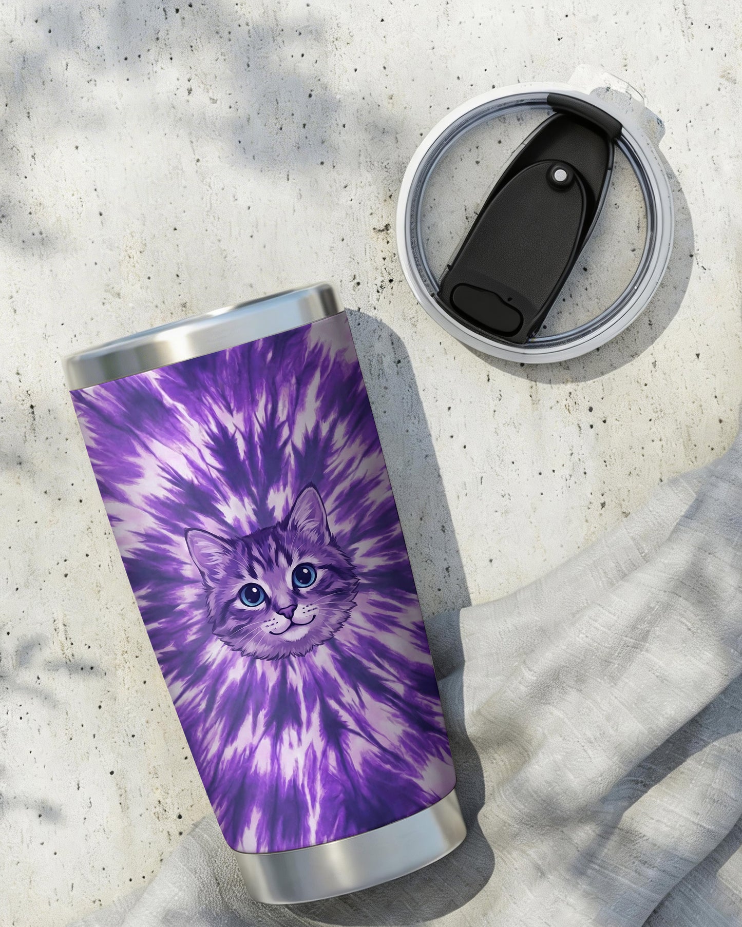PURPLE AURA CAT TUMBLER - TYPQ1304267