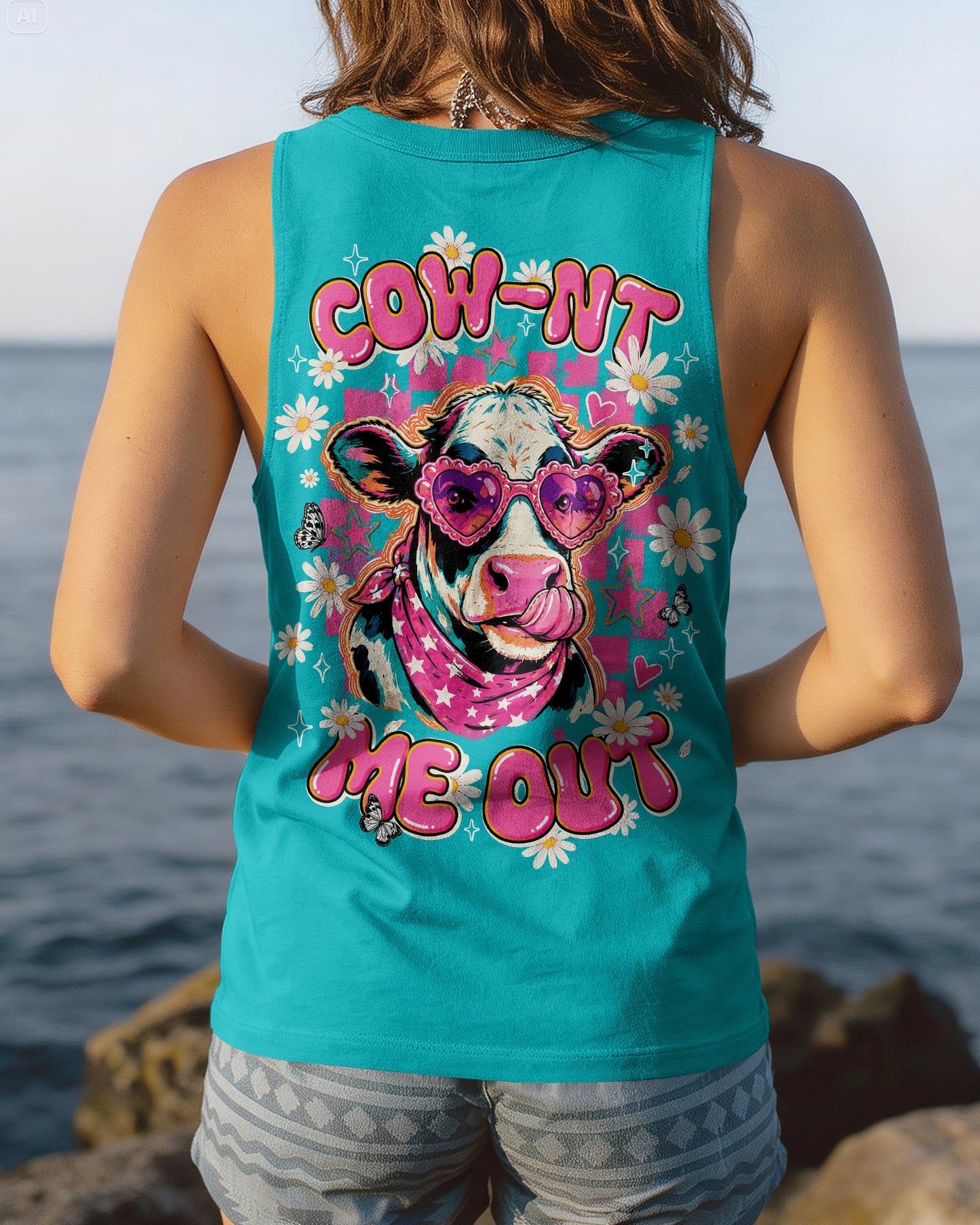 COW-NT ME OUT FUNNY ALL OVER PRINT - TLNT1306262