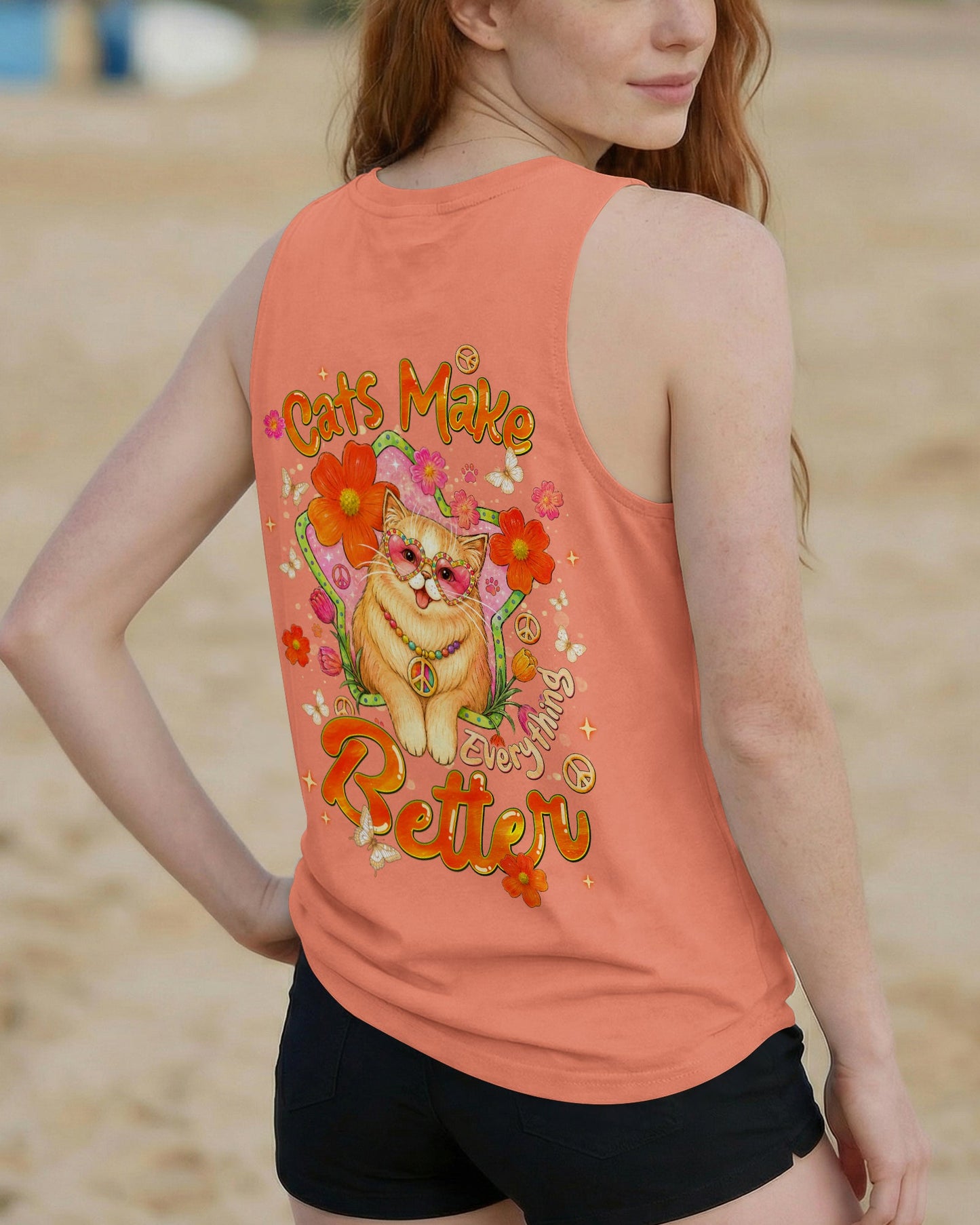 CATS MAKE EVERYTHING BETTER ALL OVER PRINT - TLNT0907263