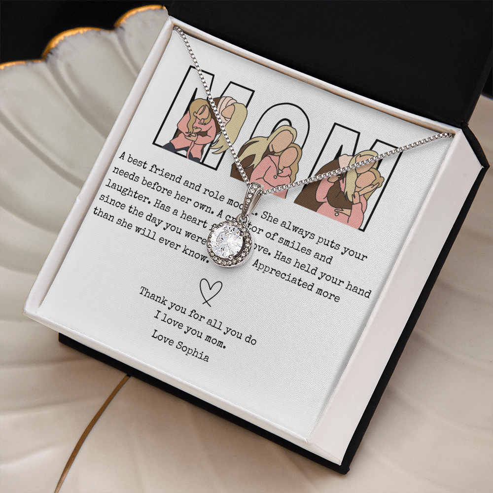 Personalized Mom Eternal Hope Necklace