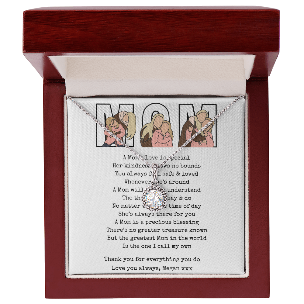 Personalized Mom Eternal Hope Necklace