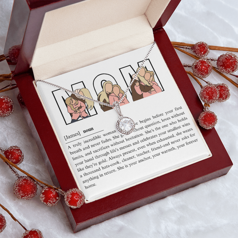 Personalized Mom Eternal Hope Necklace