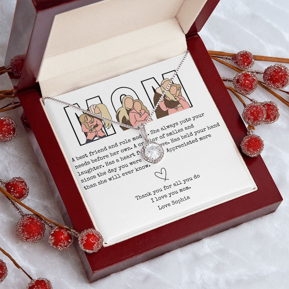 Personalized Mom Eternal Hope Necklace