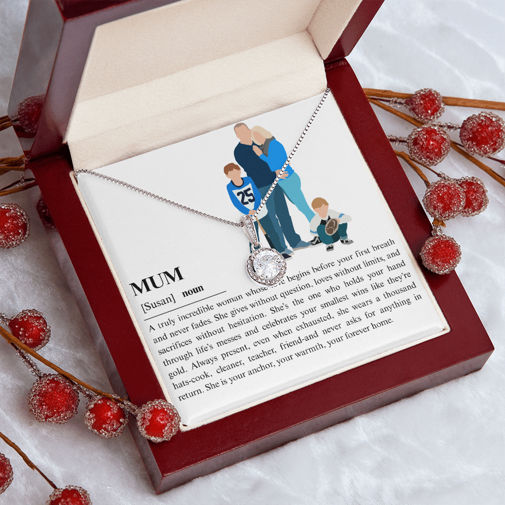 Personalized Mum Eternal Hope Necklace