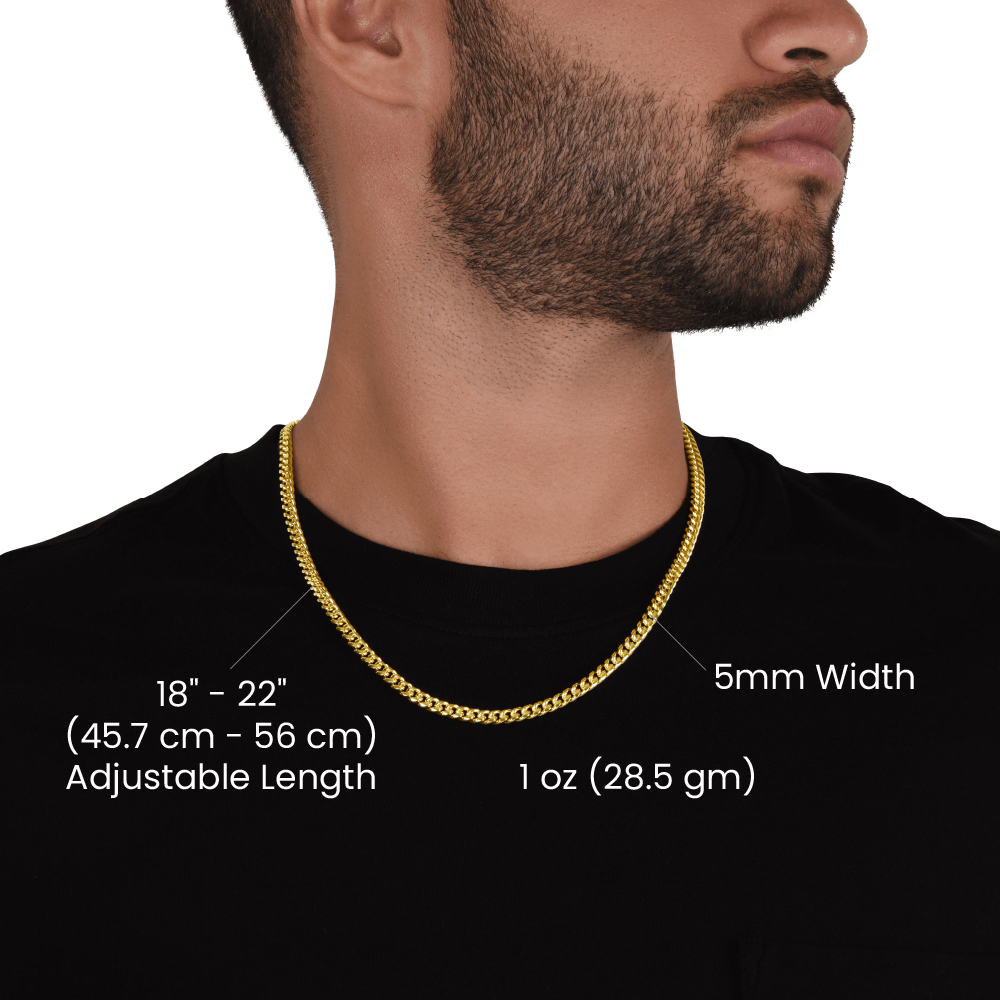 Personalized Best Friend Cuban Link Chain