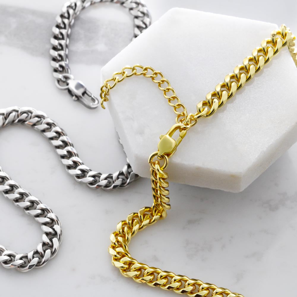 Personalized To My Boyfriend Cuban Link Chain
