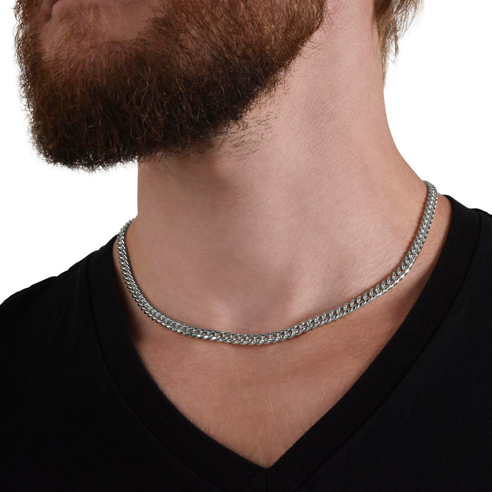 Personalized To My Boyfriend Cuban Link Chain