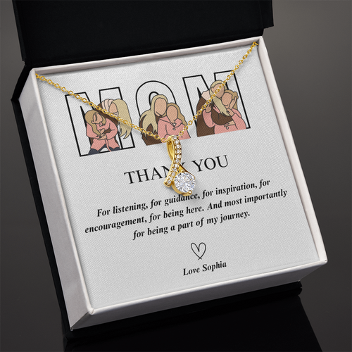 Personalized Mom Alluring Beauty Necklace