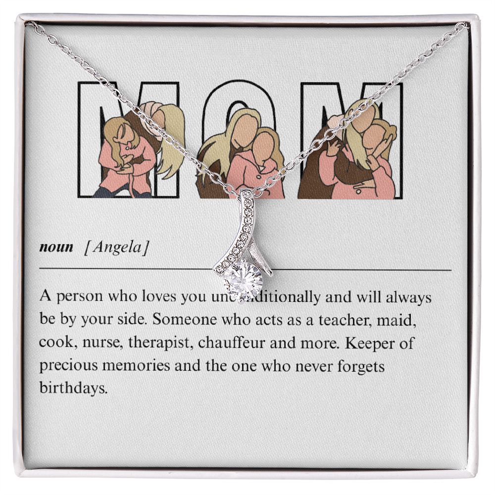 Personalized Mom Alluring Beauty Necklace
