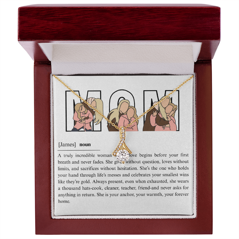 Personalized Mom Alluring Beauty Necklace