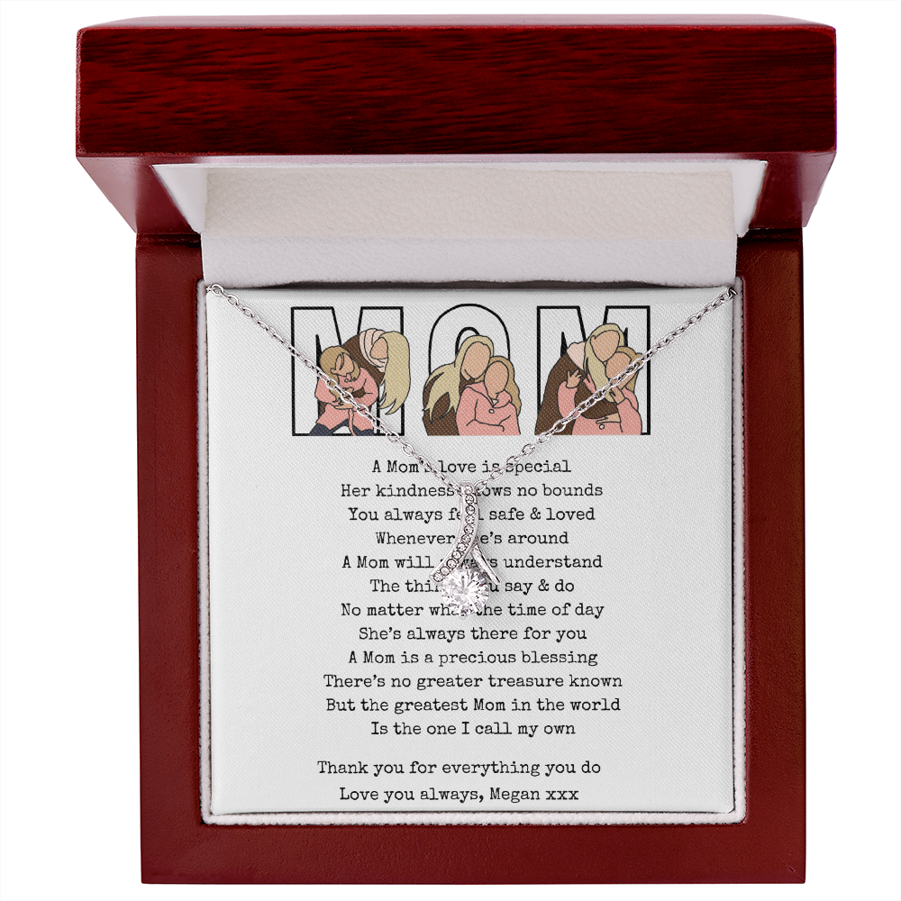 Personalized Mom Alluring Beauty Necklace