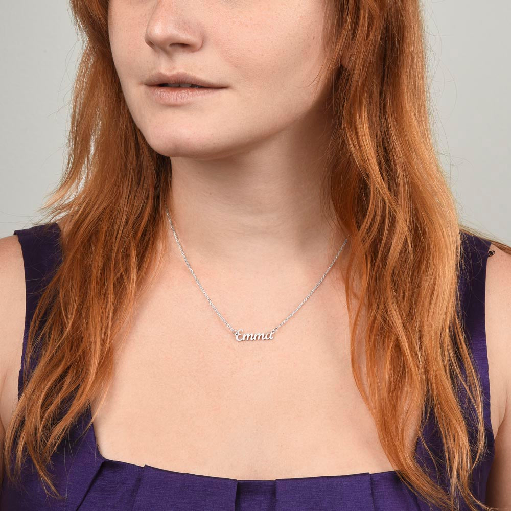 Personalized Mom Name Necklace