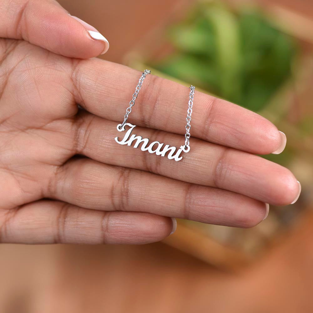 Personalized Mom I Love You Name Necklace
