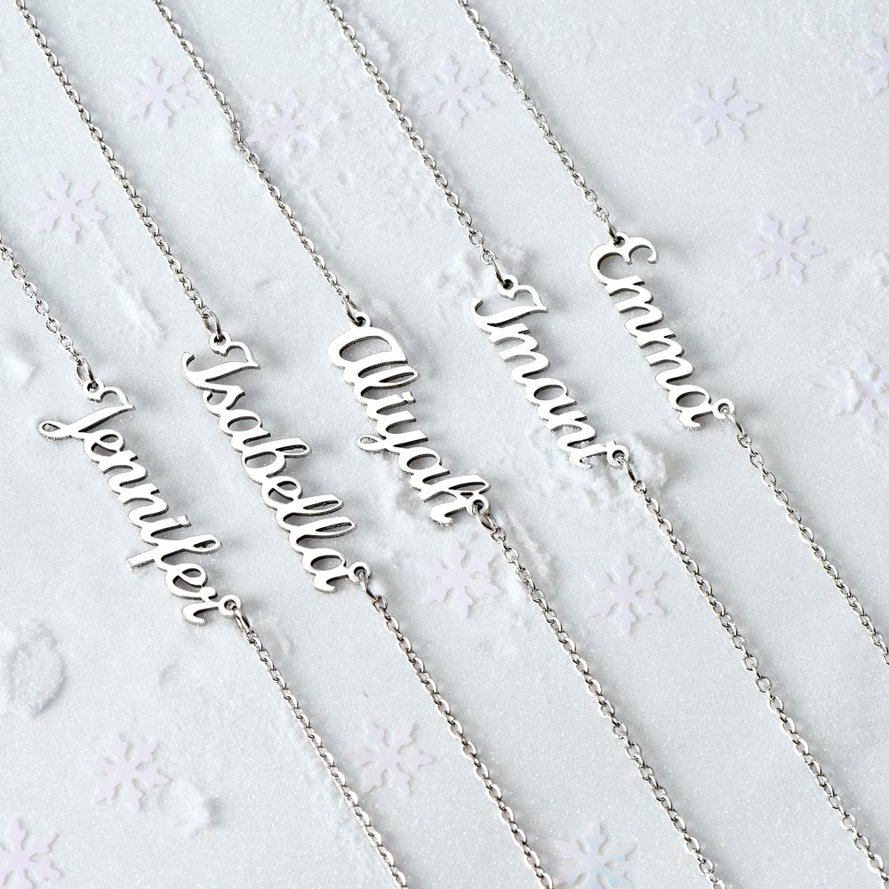 Personalized Mom Name Necklace