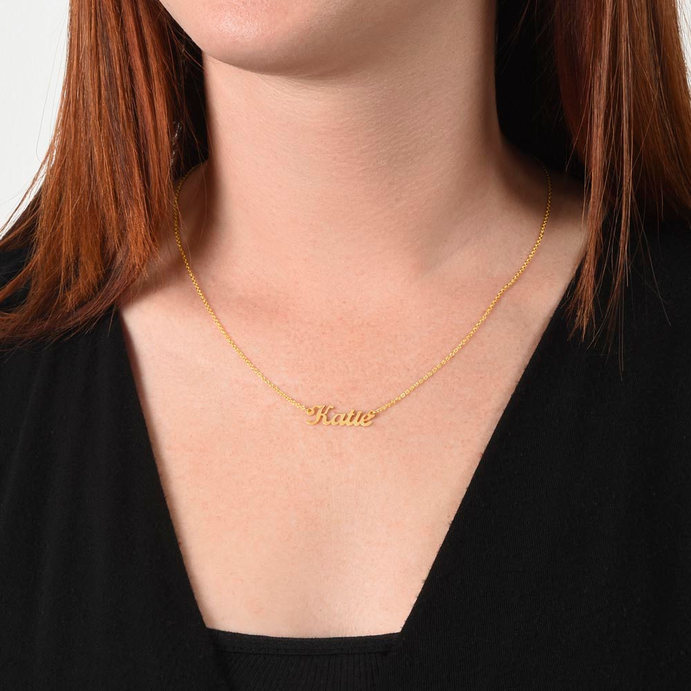 Personalized Mama Bear Name Necklace