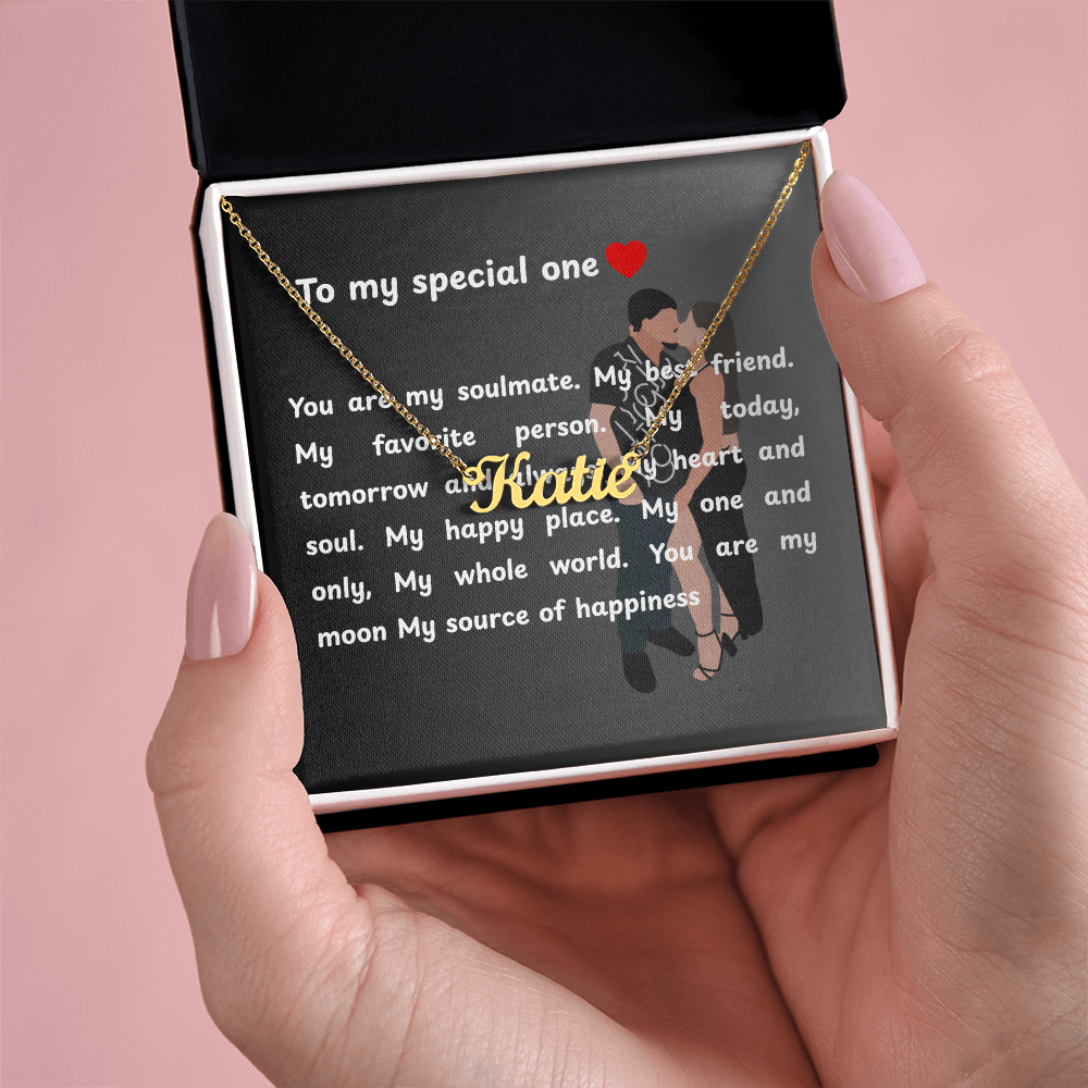 Personalized To My Special One Name Necklace