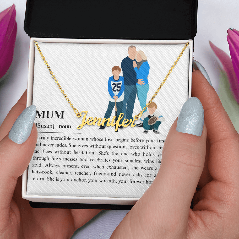 Personalized Mum Name Necklace
