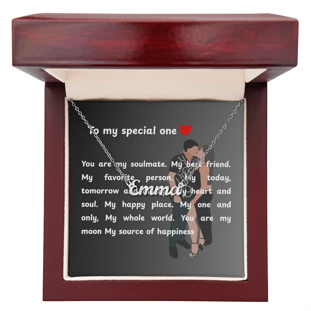 Personalized To My Special One Name Necklace