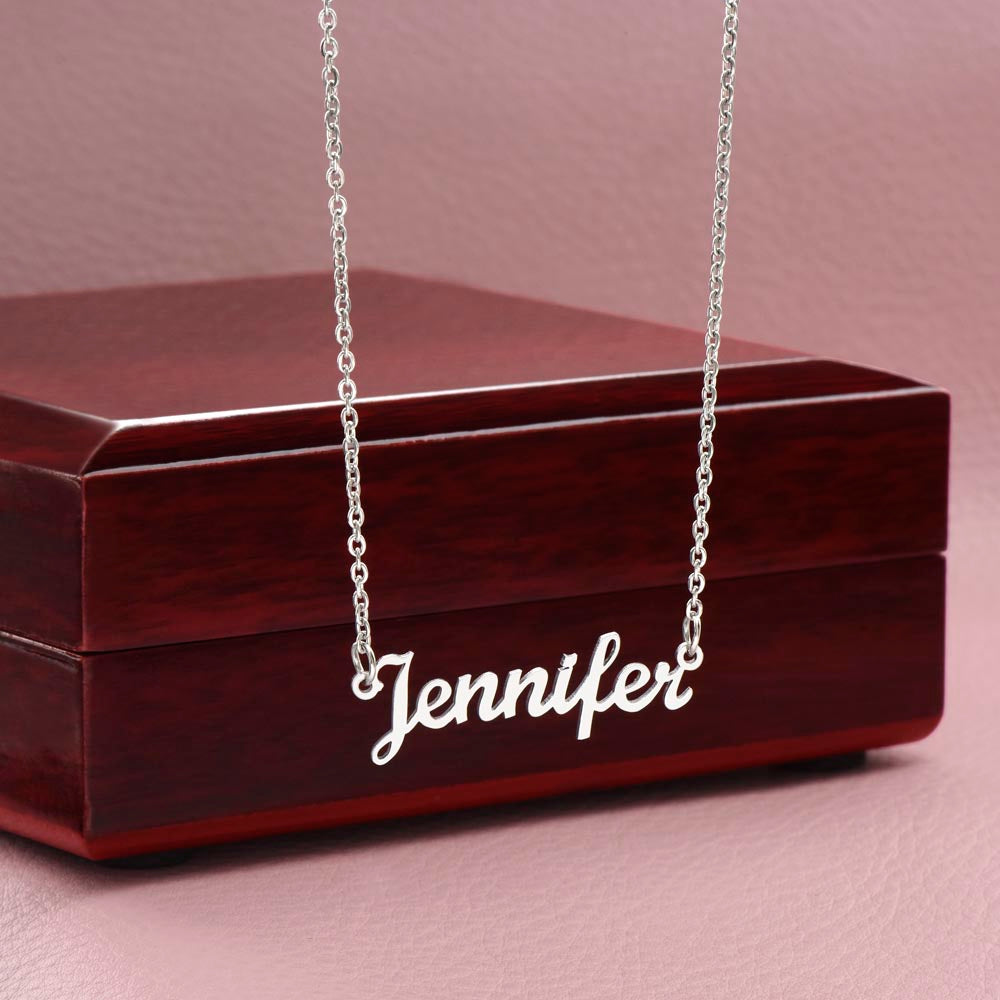 Personalized Mom I Love You Name Necklace