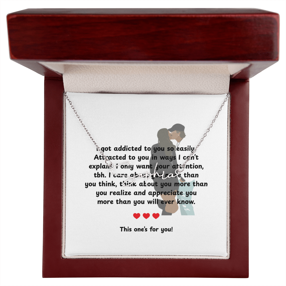 Personalized This One's For You Signature Name Necklace