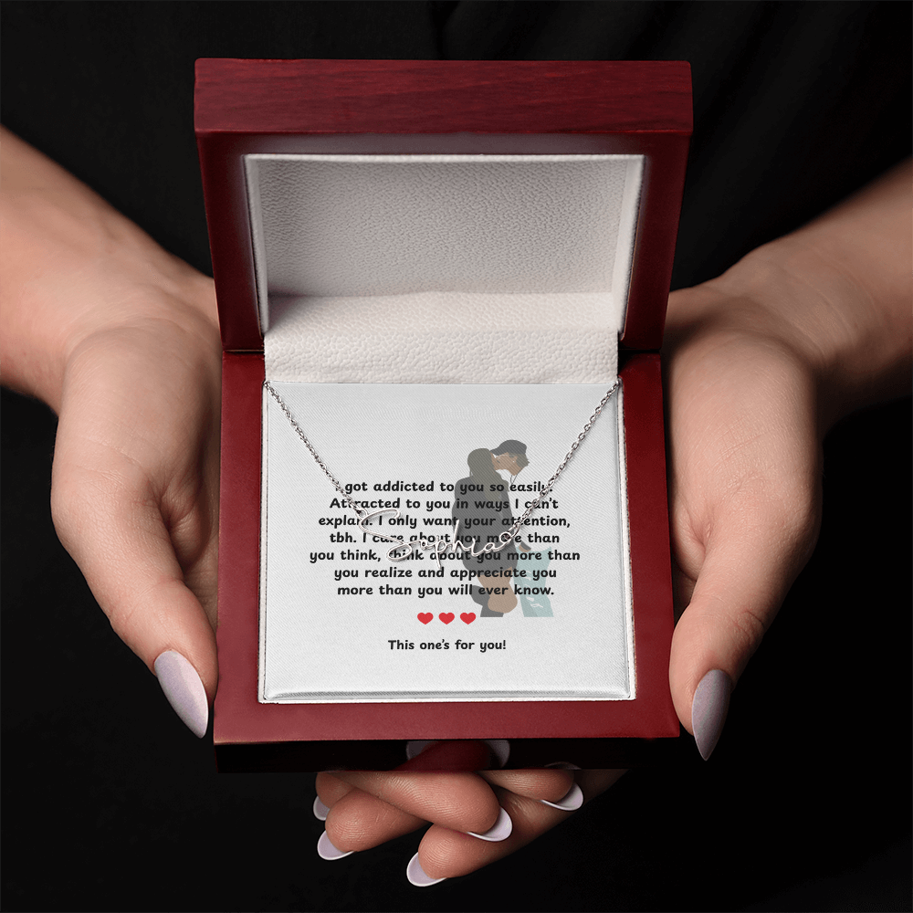 Personalized This One's For You Signature Name Necklace