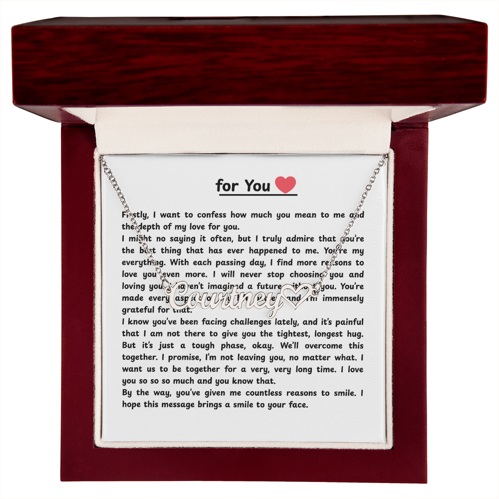 Personalized For You Name Necklace