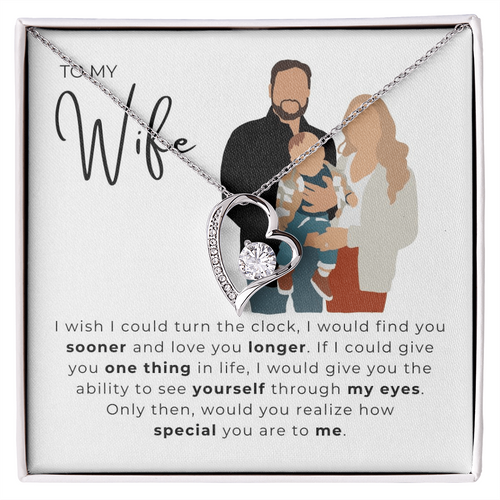 To My Wife Forever Love Necklace